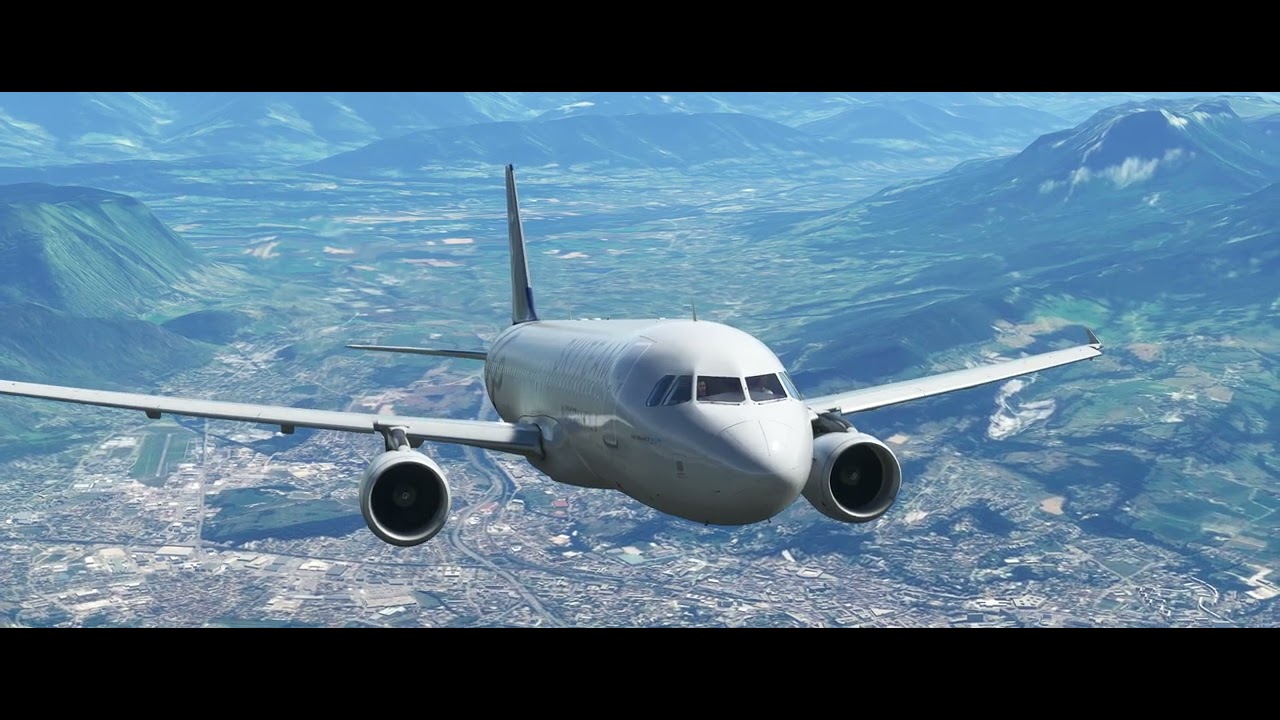 MFS 2020 A320 FENIX DECOLLAGE DE AIX LES BAINS