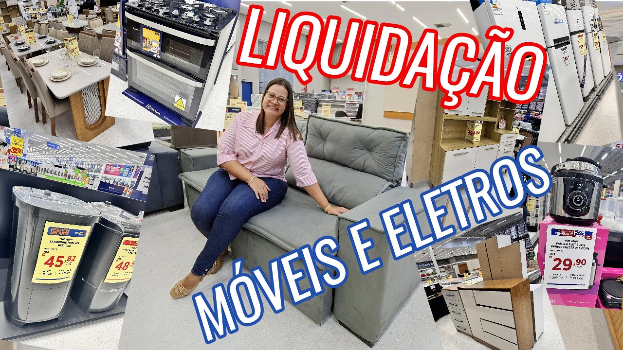 LIQUIDAÇÃO DE MÓVEIS E ELETRO. OFERTAS DE MESAS, CADEIRAS, TV, REFRIGERADOR, LAVADORA DE ROUPAS ...