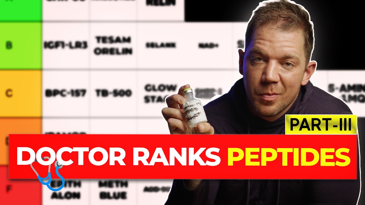 Truth About Popular Peptides Tier List (What Works, What’s Overhyped) | Pt. 3