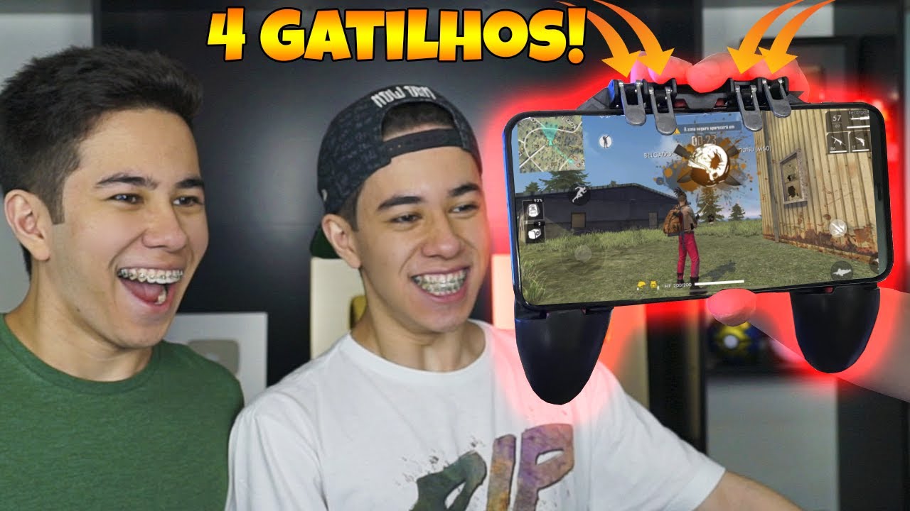 CONTROLE DE 30 REAIS COM 4 GATILHOS PARA FREE FIRE