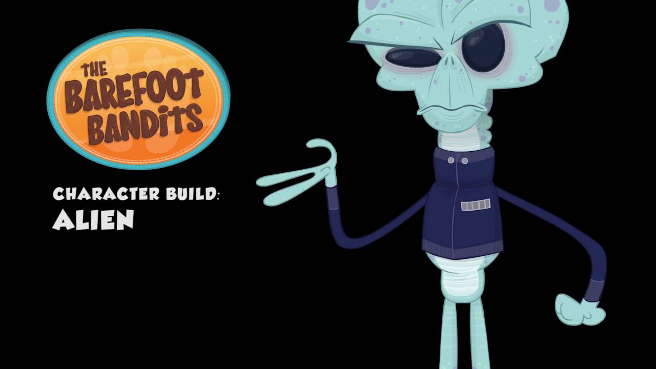 Alien - Character Rig Building in Flash - Time-lapse