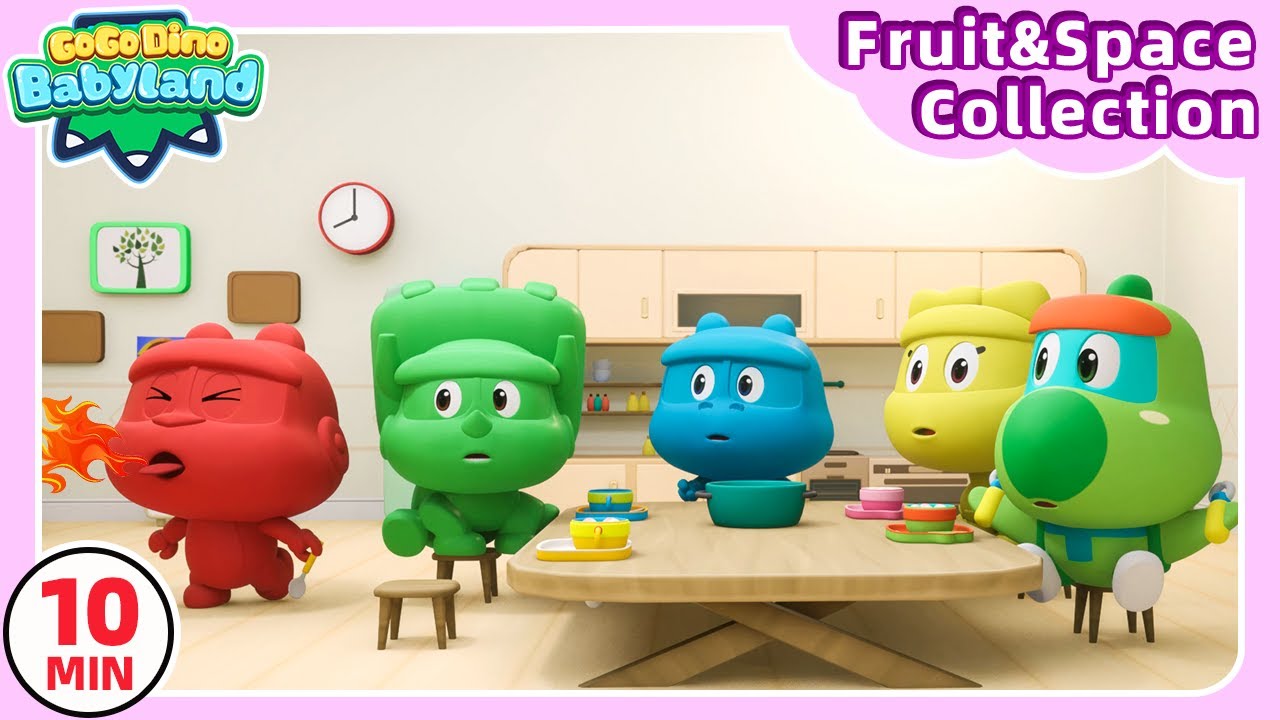 🌈 Learn Color with GoGo Dino Babyland| E16-18 | Color Play |Educational Game| For Toddlers | Cartoon