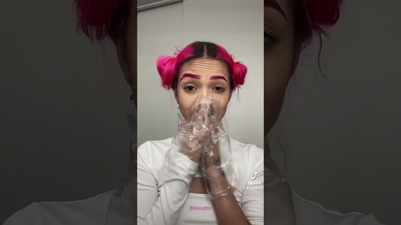 retoque de raiz do meu cabelo rosa!🫶🏻🌷