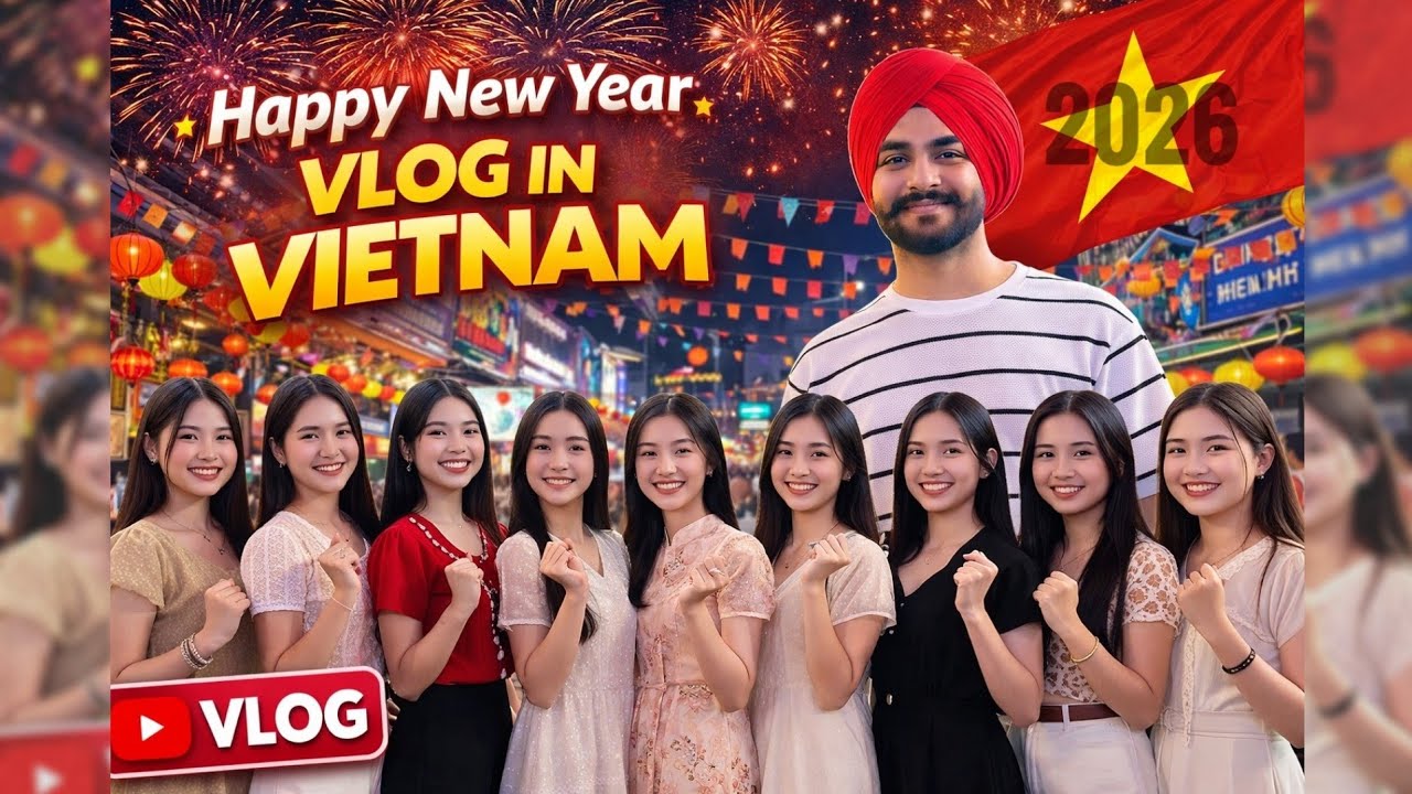 New Year's Eve 2026 in Ho Chi Minh City Vietnam 🇻🇳 Walking Street Vietnam 🇻🇳 
