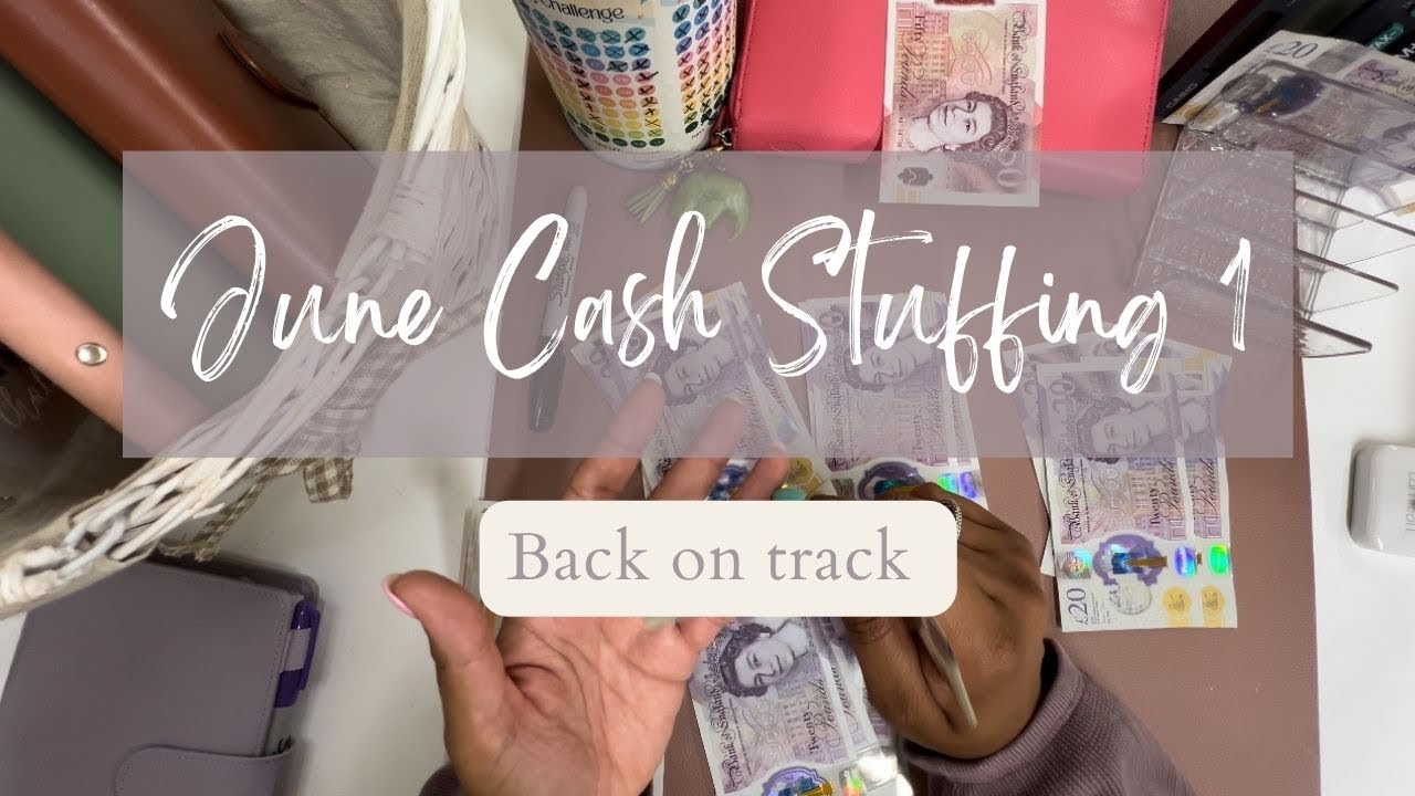 1st June cash stuffing - back on track - Stuffing £610 #budgeting #savingmoney #cashstuffing