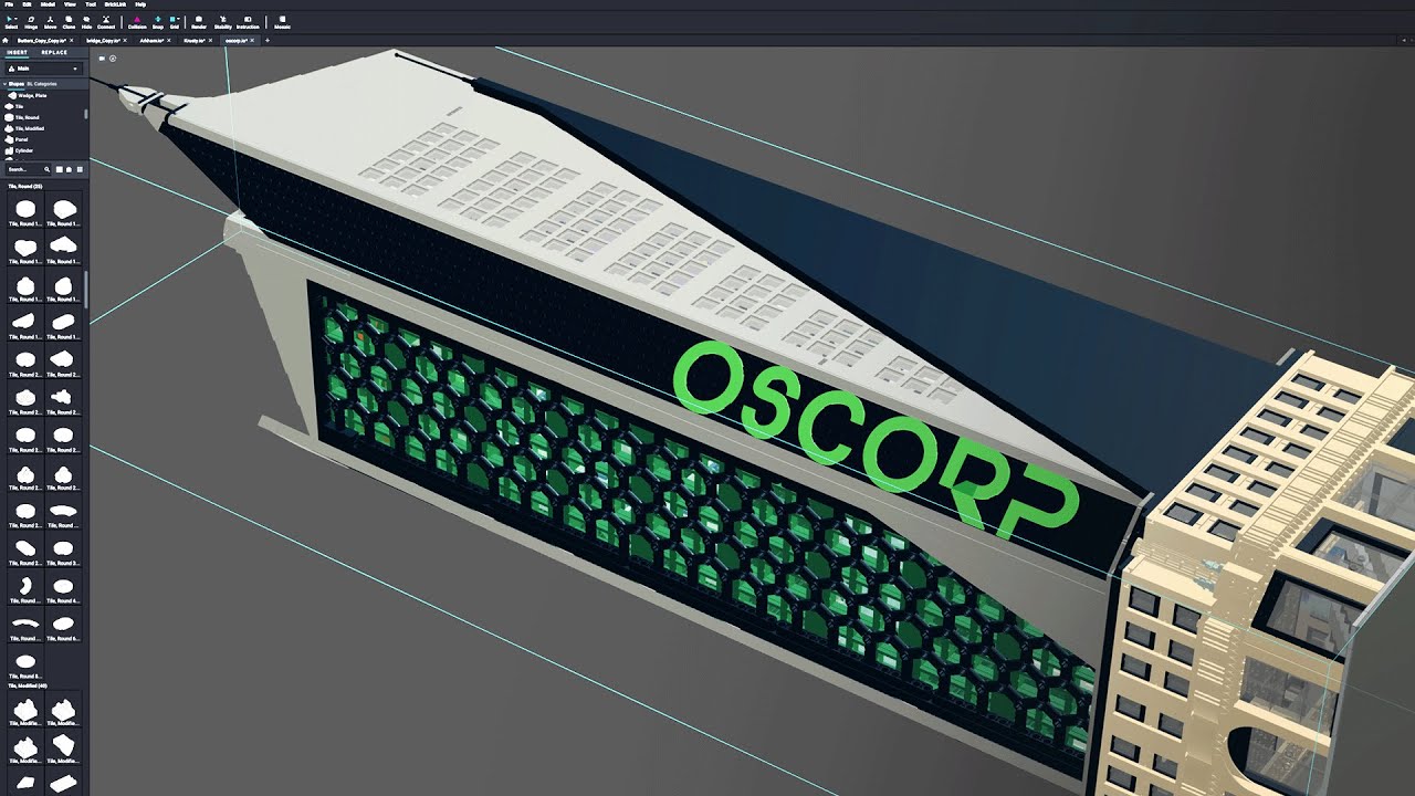 LEGO Oscorp Tower MOC: Design