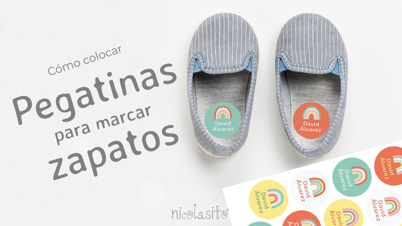 Pegatinas para marcar zapatos