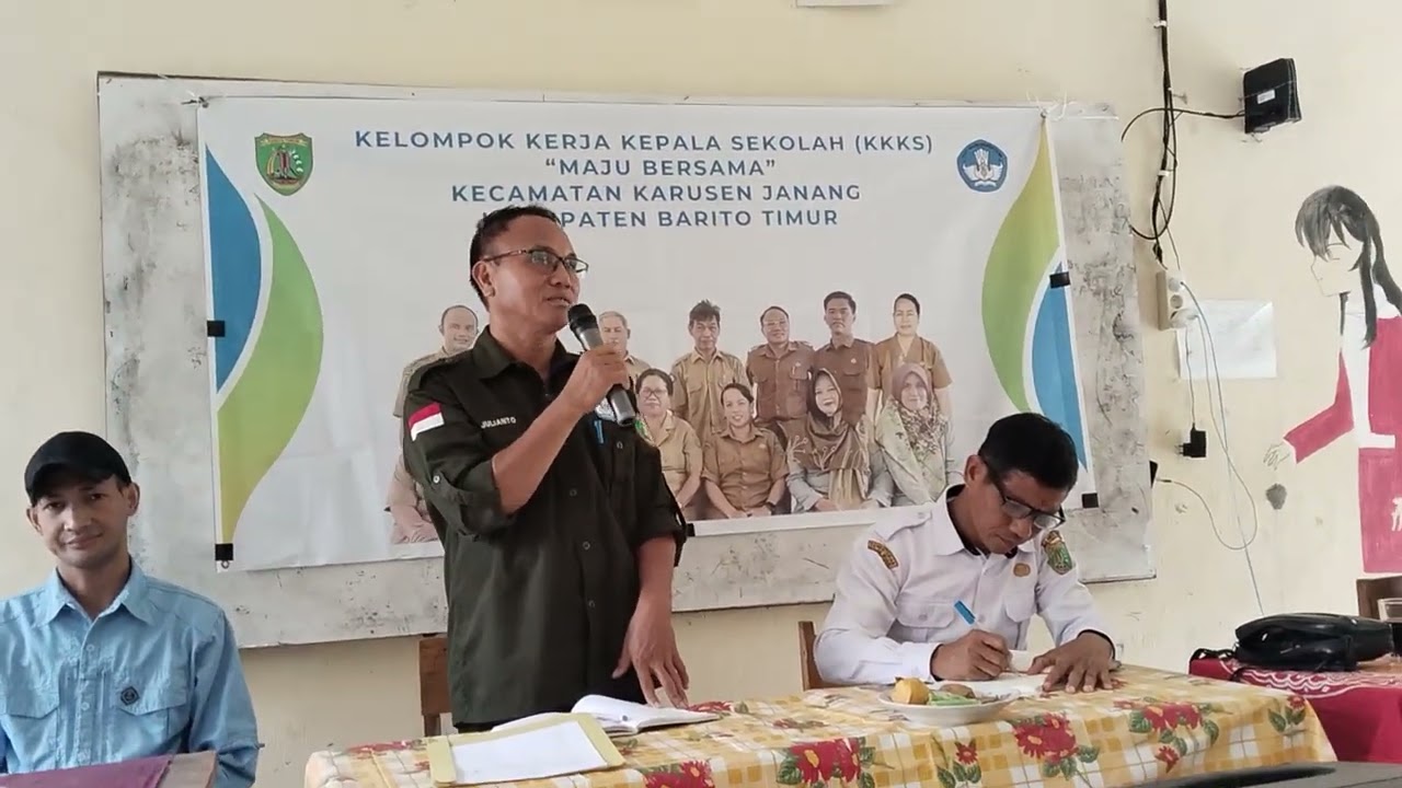 Sambutan Kepala Sekolah SDN Kandris dan Ketua KKKS Maju Bersama