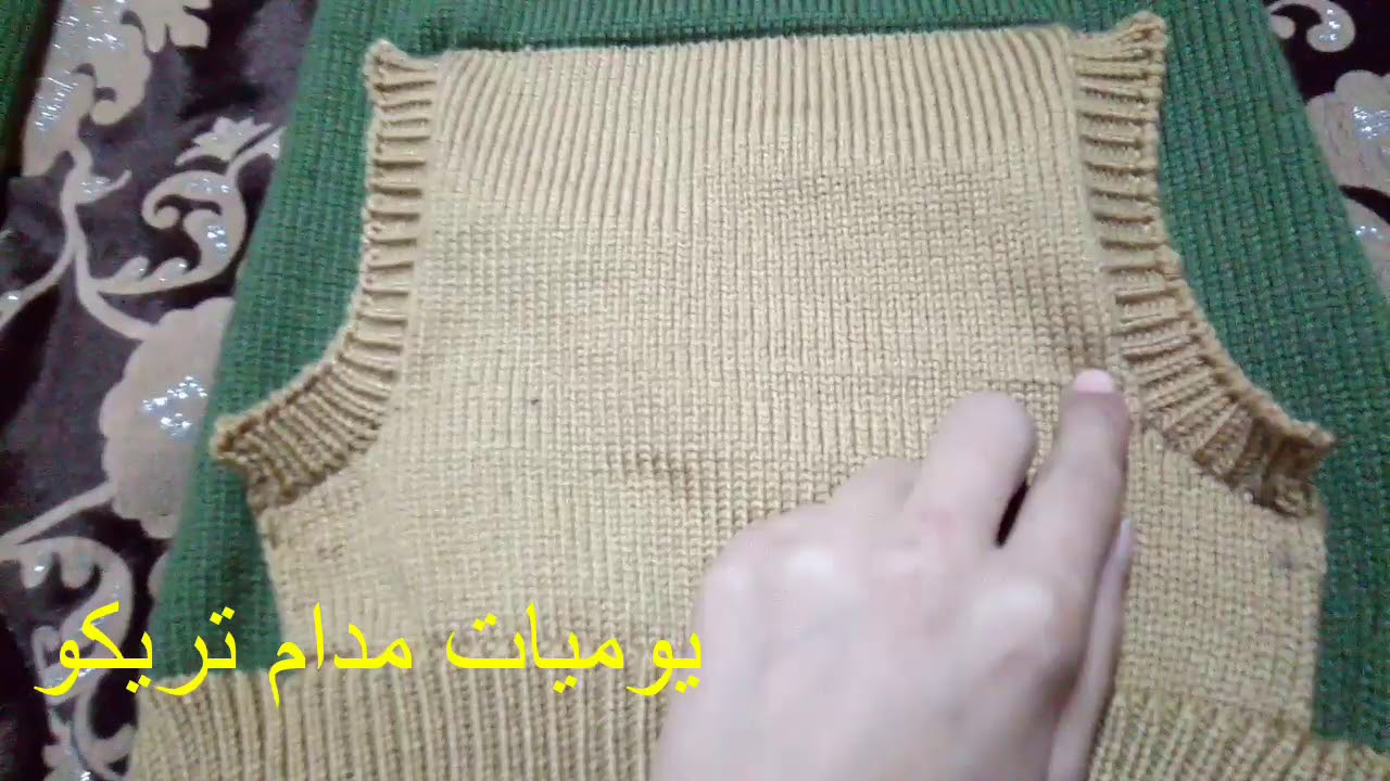 شرح البلوفر كامل بلوفر جيرسيه بجيب علي مكنه باساب بخيط الهملايا شغل محترفين 💜تريكو باساب