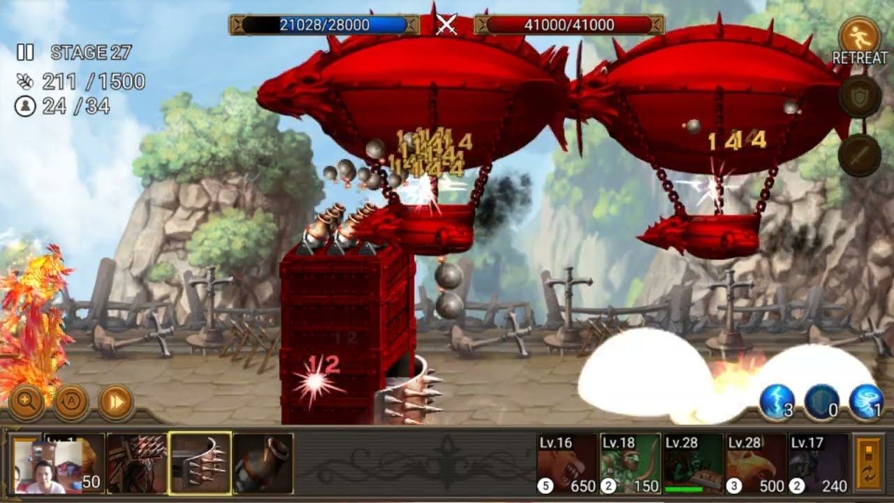 Battle Seven Kingdoms : Kingdom Wars 2 | Rebellion Level 1 | Stage 26 - 30 Walkthrough