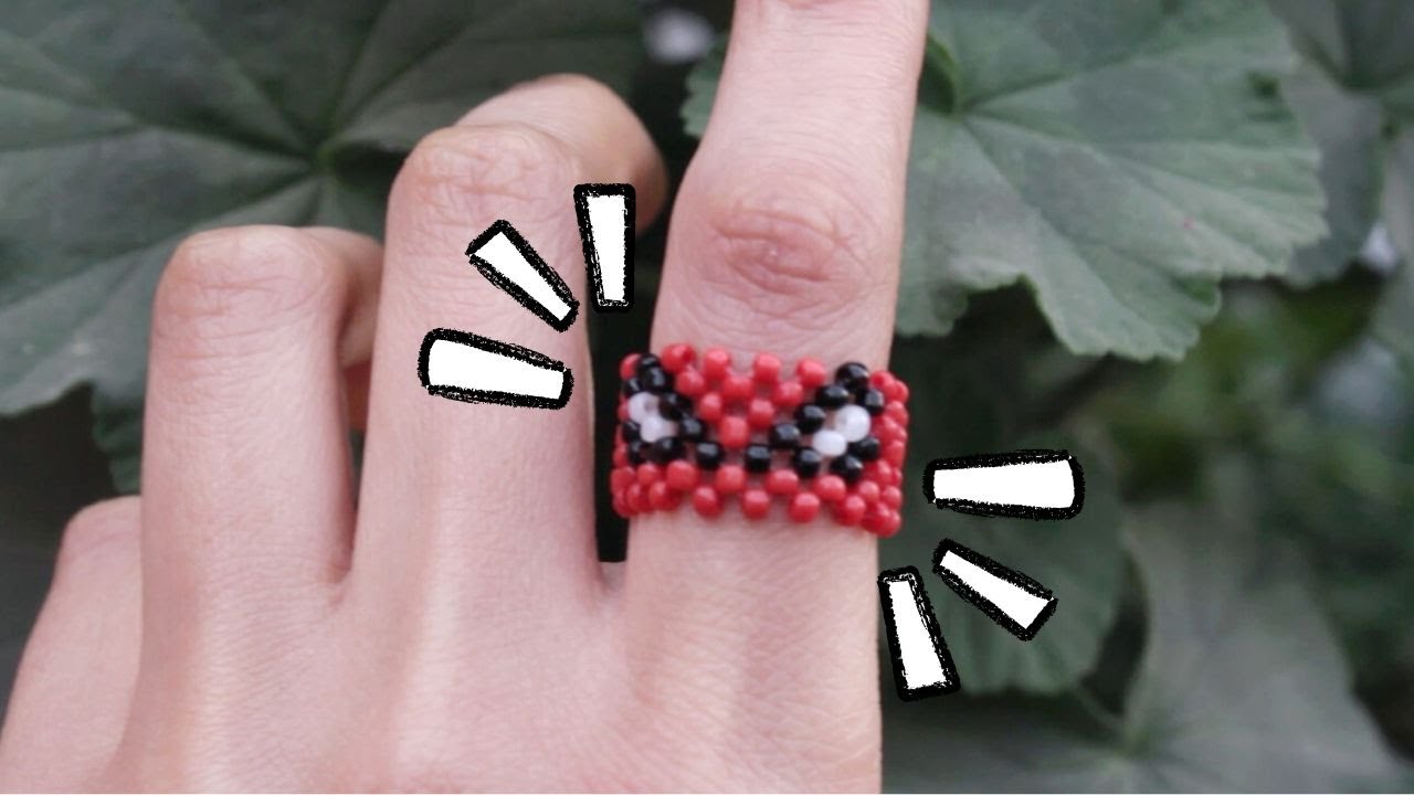 Anillo de Spider-Man con Mostacillas 🕸️🕷️ | Aesthetic Accesories ✨✨