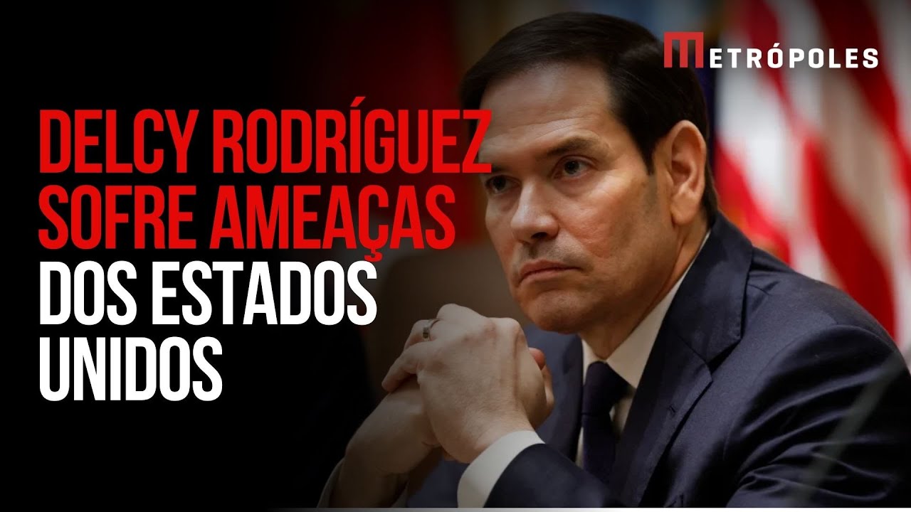 Marco Rubio ameaça venezuelana Delcy: “Pode ter o destino de Maduro”