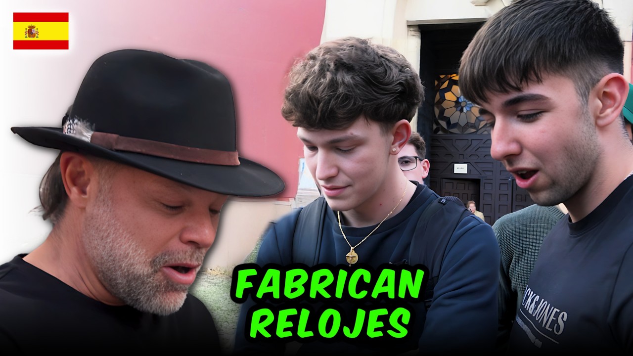 Jóvenes De 18 Años Me Sorprenden En Sevilla... Fabrican Sus Propios Relojes 🔥