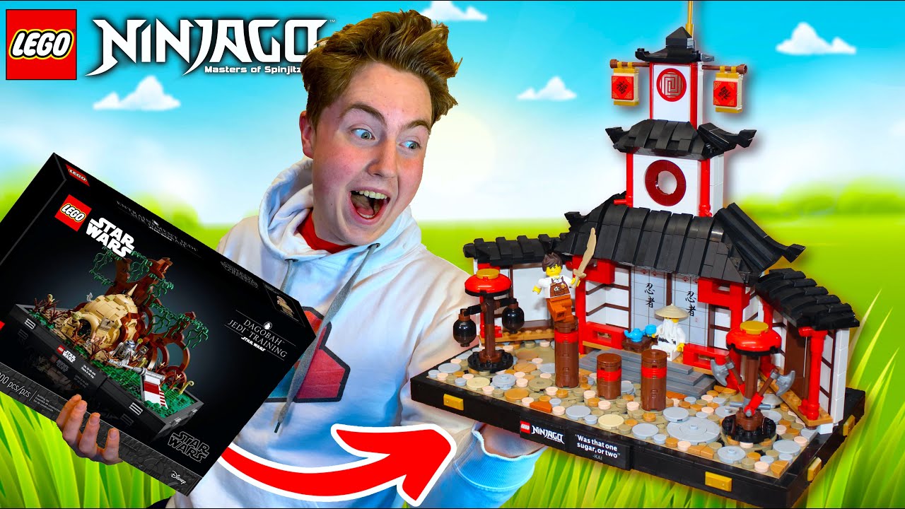 Я построил диораму LEGO из Ниндзяго...