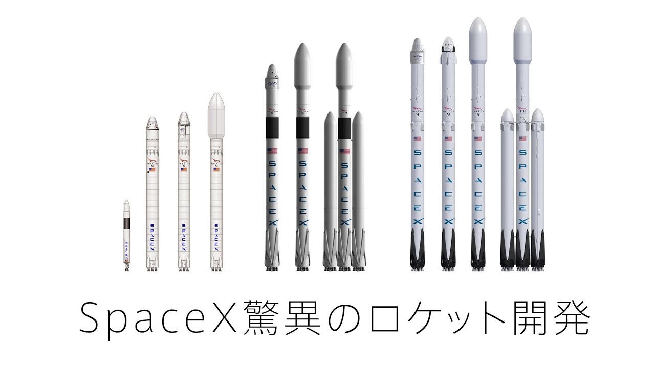 驚異の開発速度。Space Xの歴史と次世代ロケットの話