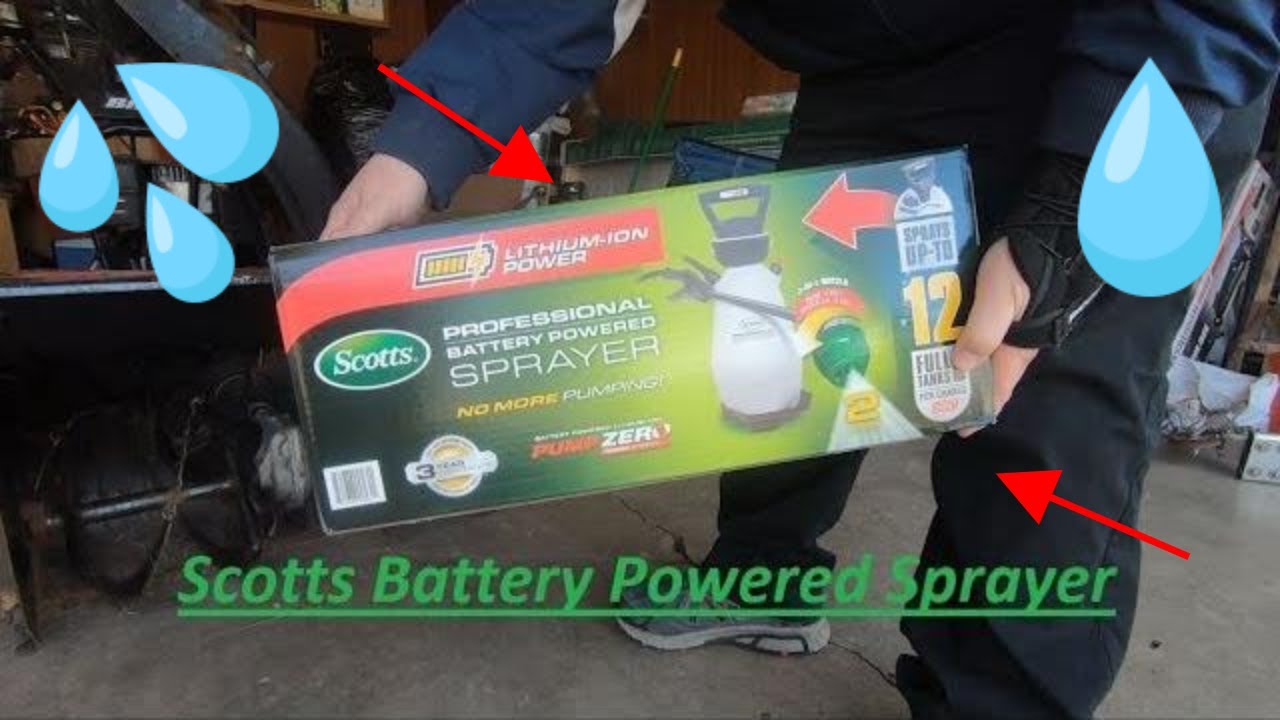 Battery Powered Pump Sprayer by Scotts