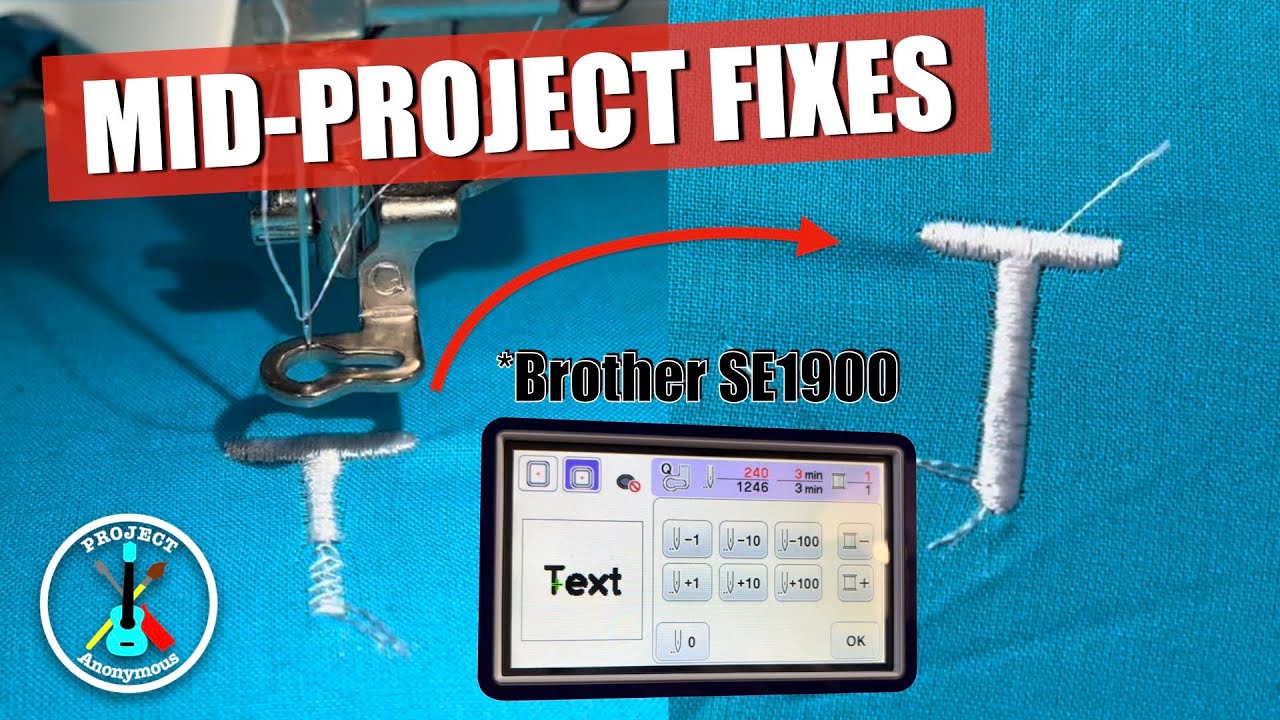 Brother SE1900 Скрытые функции для вышивания