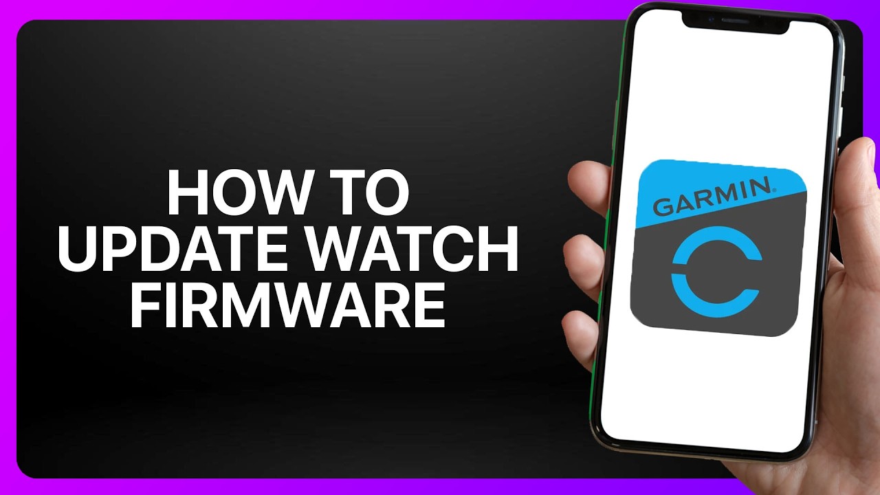 How To Update Garmin Watch Firmware In Garmin Connect 2026! Tutorial