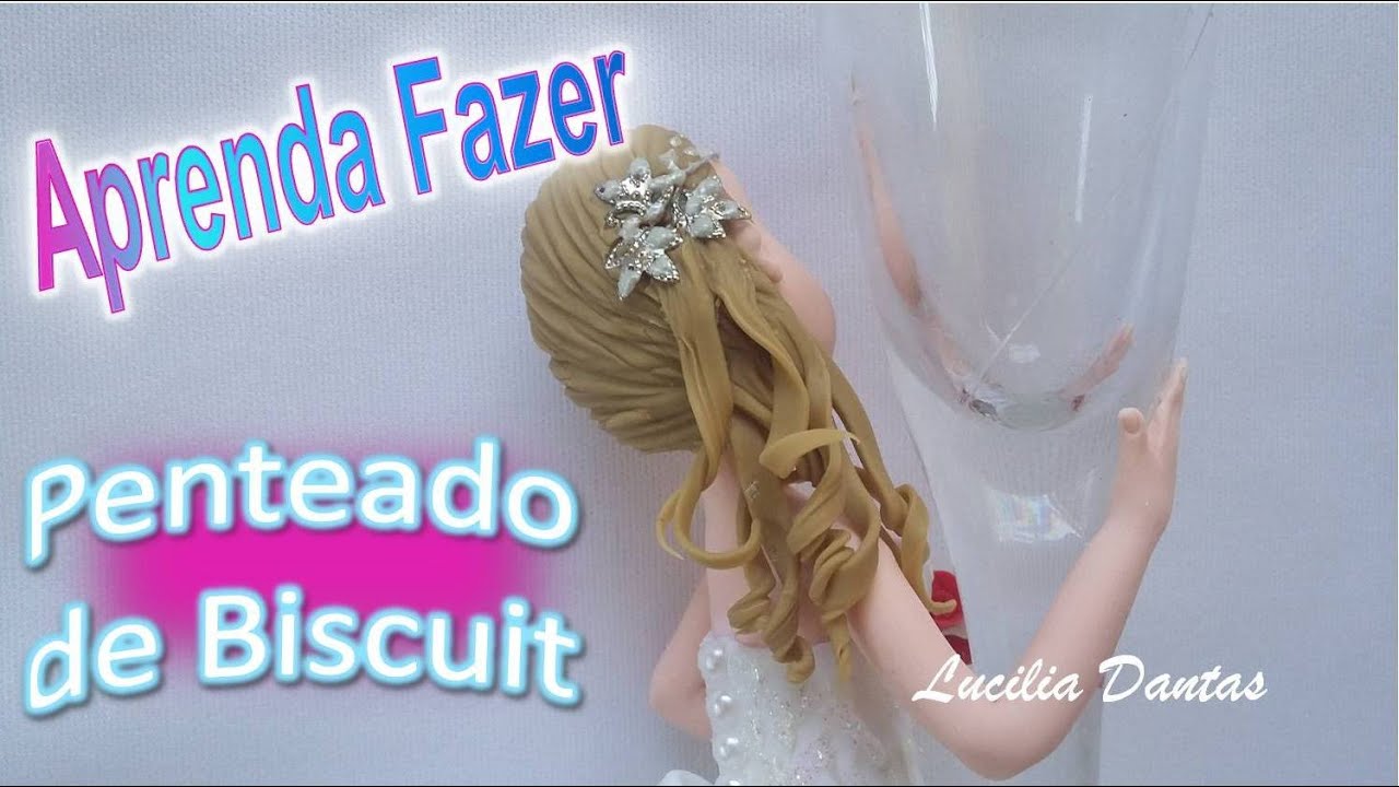 DIY-Penteado de Biscuit p/Noivinha_♥LU Passo a Passo ♥biscuit hairstyle