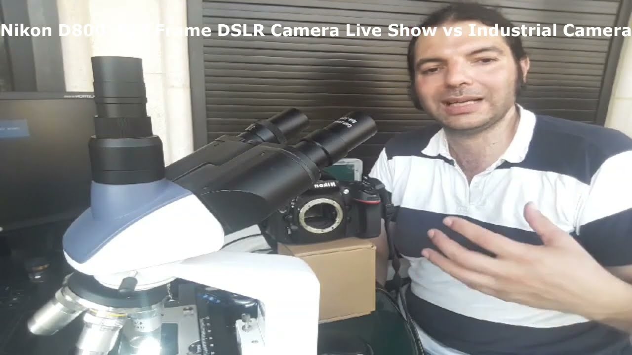 Nikon D800  Full Frame DSLR Camera Live Show vs Industrial Camera