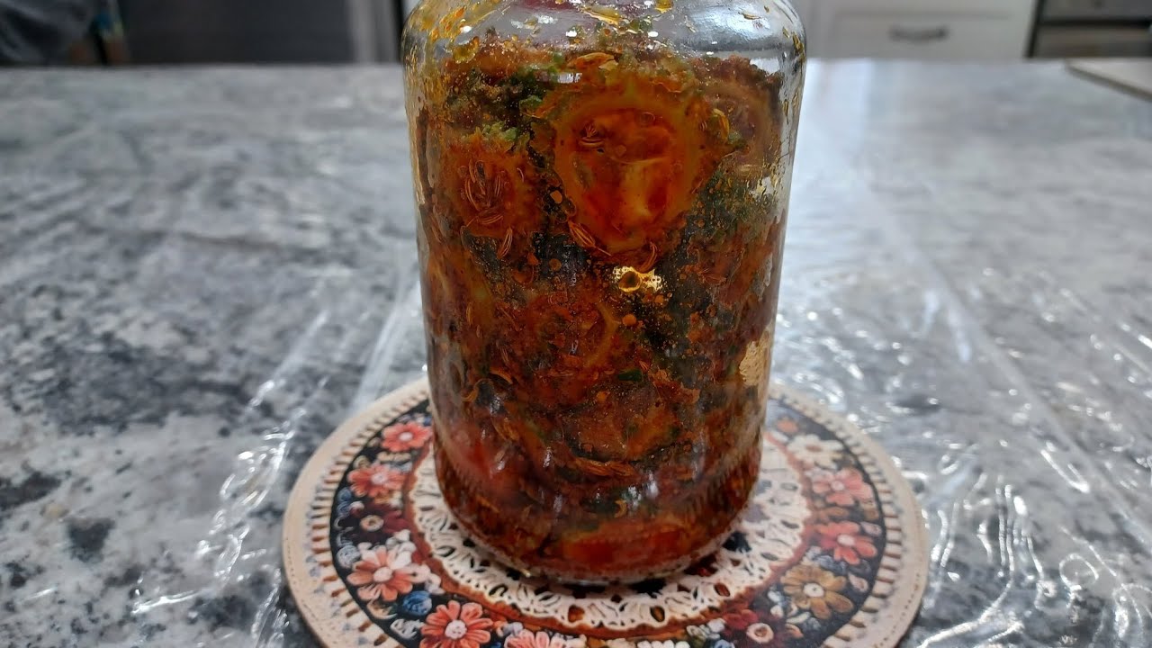 Bitter Gourd Pickle / Karela Pickle