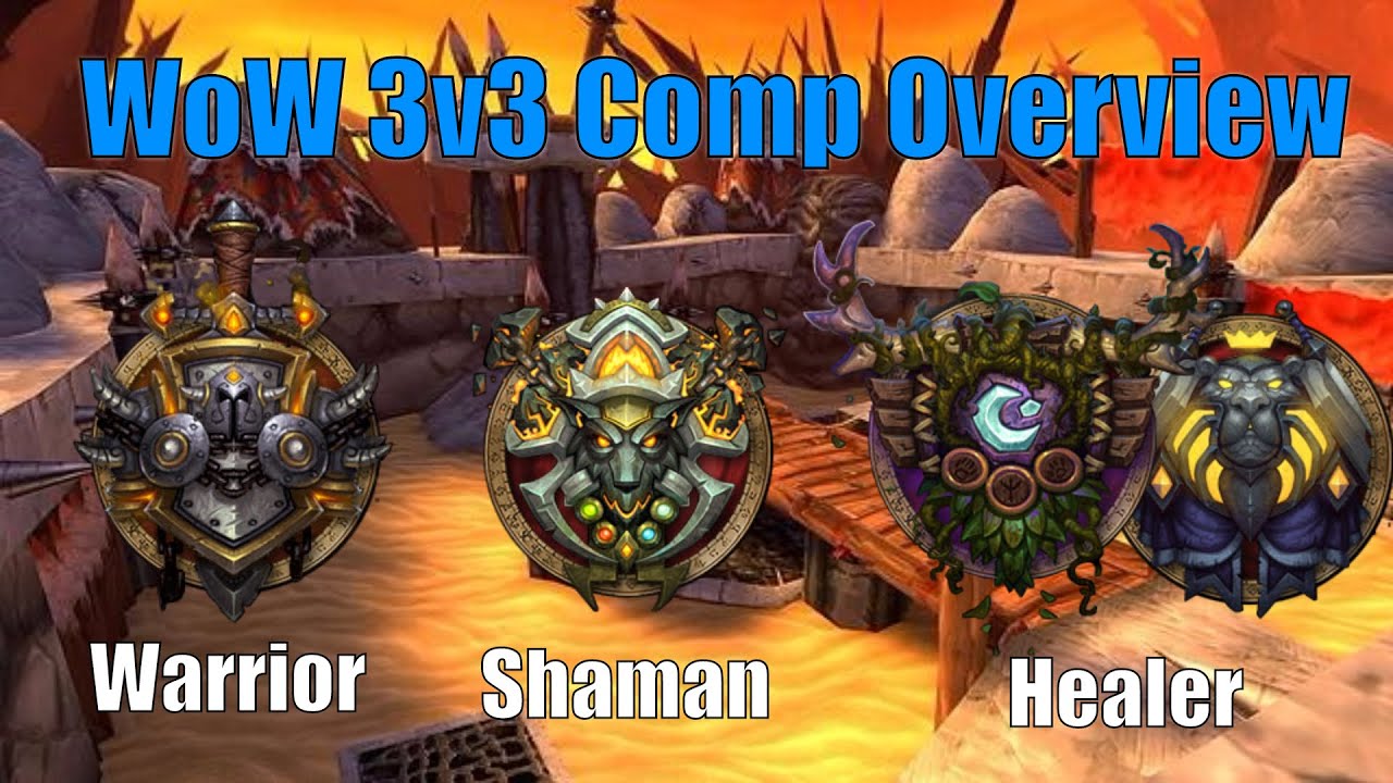 WoW 3v3 Arena Comp Overview - Turbo Cleave (Warrior, Shaman, Healer) - Guide & Tips