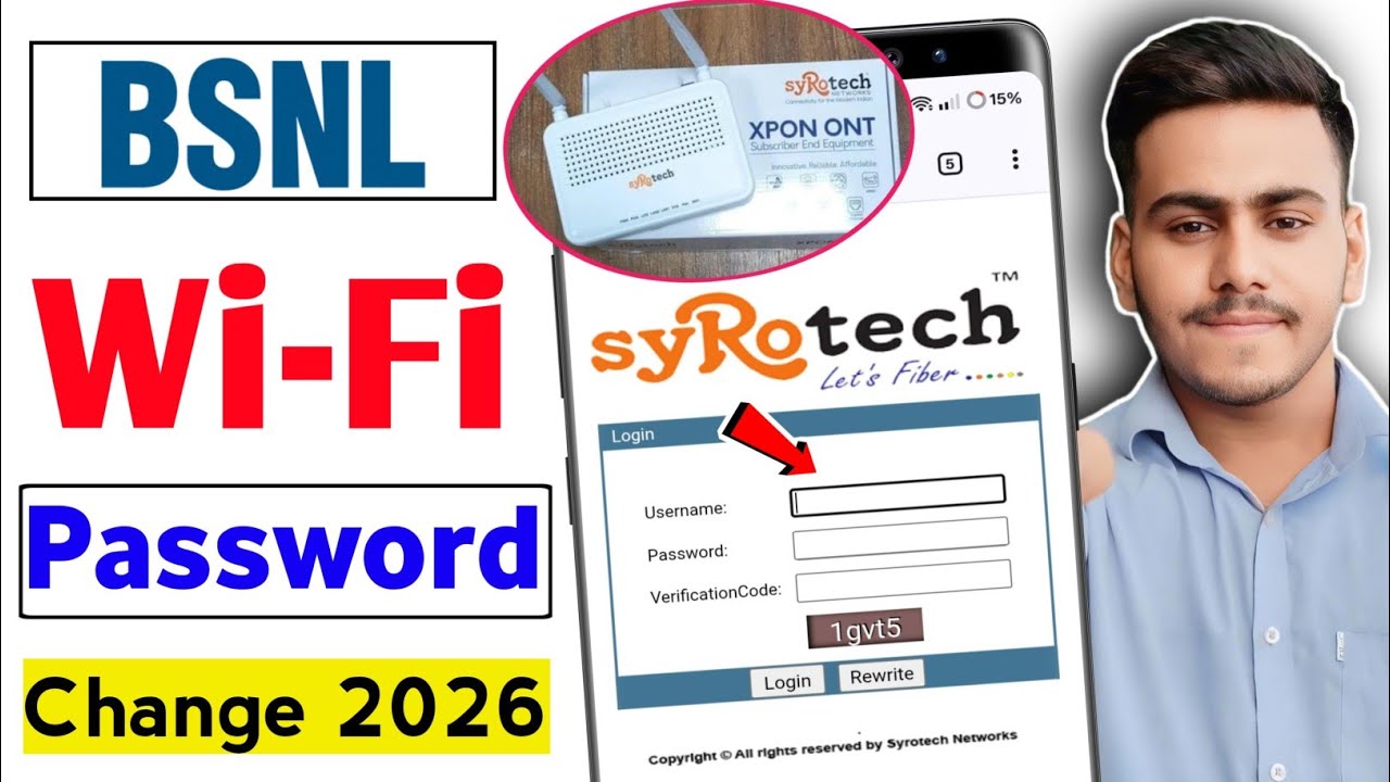 BSNL Wifi Password Change 2026! How To Change Bsnl Wifi Password! BSNL Router Change Password! 