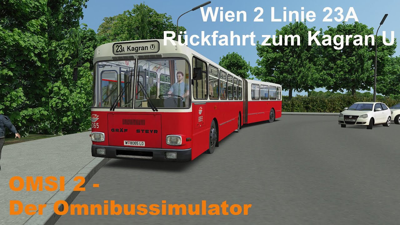Omsi 2 Wien 2 Linie 23A Rückfahrt zum Kagran U GS GU 240