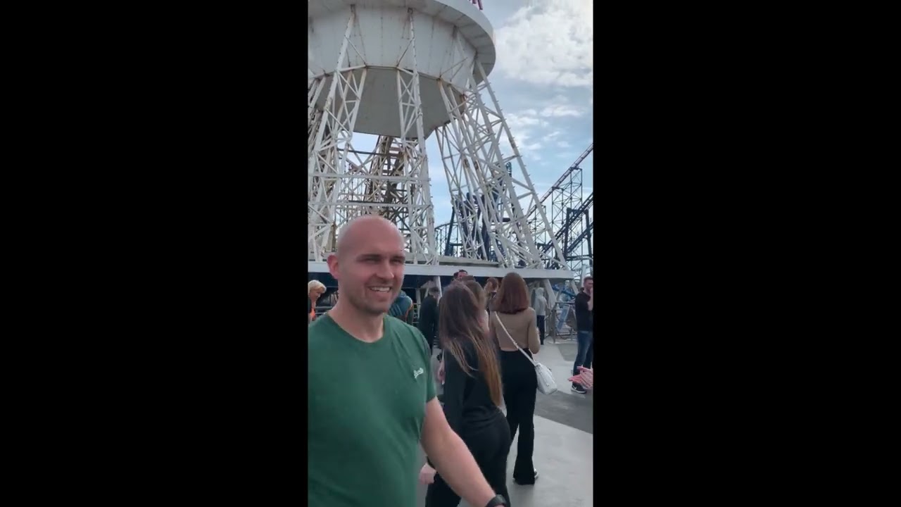 Some glimpses of Blackpool England with family 🥰