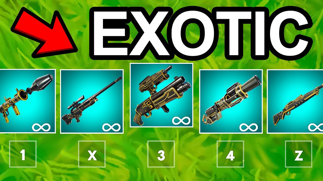Fortnite, But Everything Gives You EXOTIC Loot!