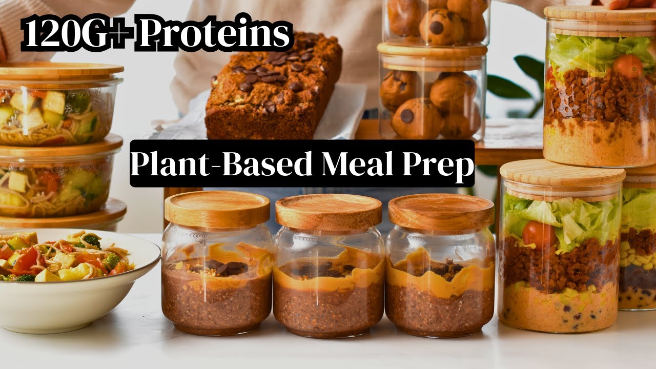 Healthy Plant-Based Meal Prep| 120G Protein Daily