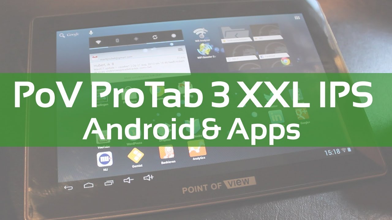 Point of View ProTab 3 XXL IPS close-up: Software