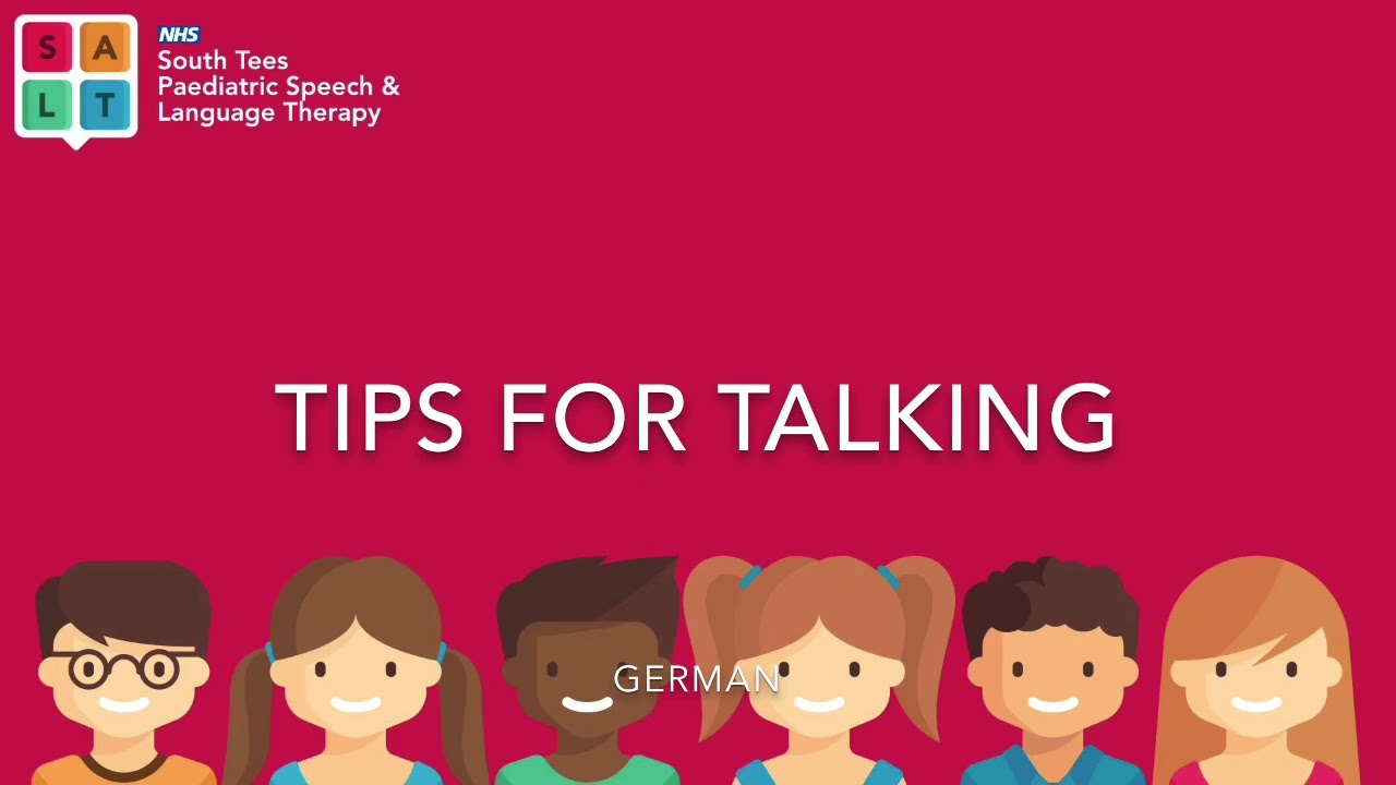 🇩🇪German - Advice to support speech and language development spoken in German