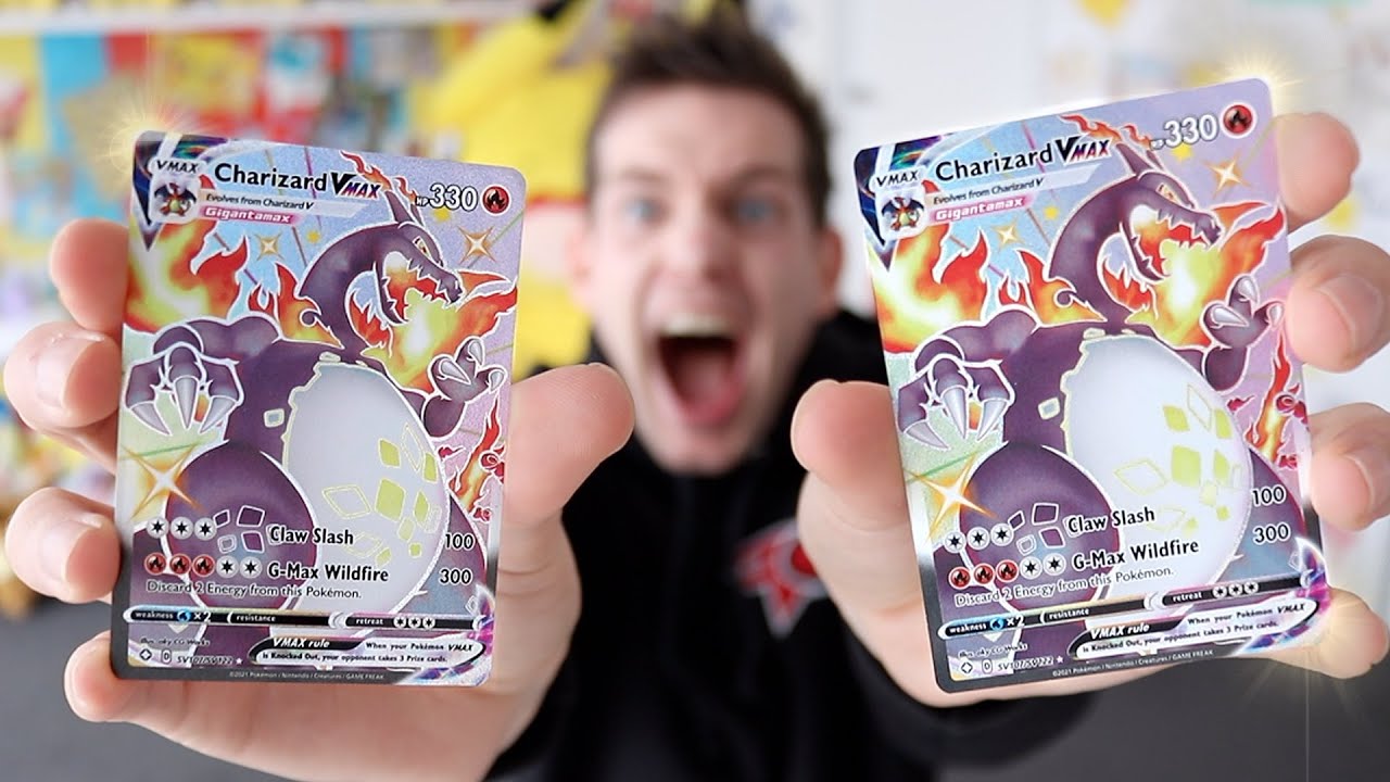 I ACTUALLY PULLED ANOTHER SHINY CHARIZARD VMAX!!!!!!!