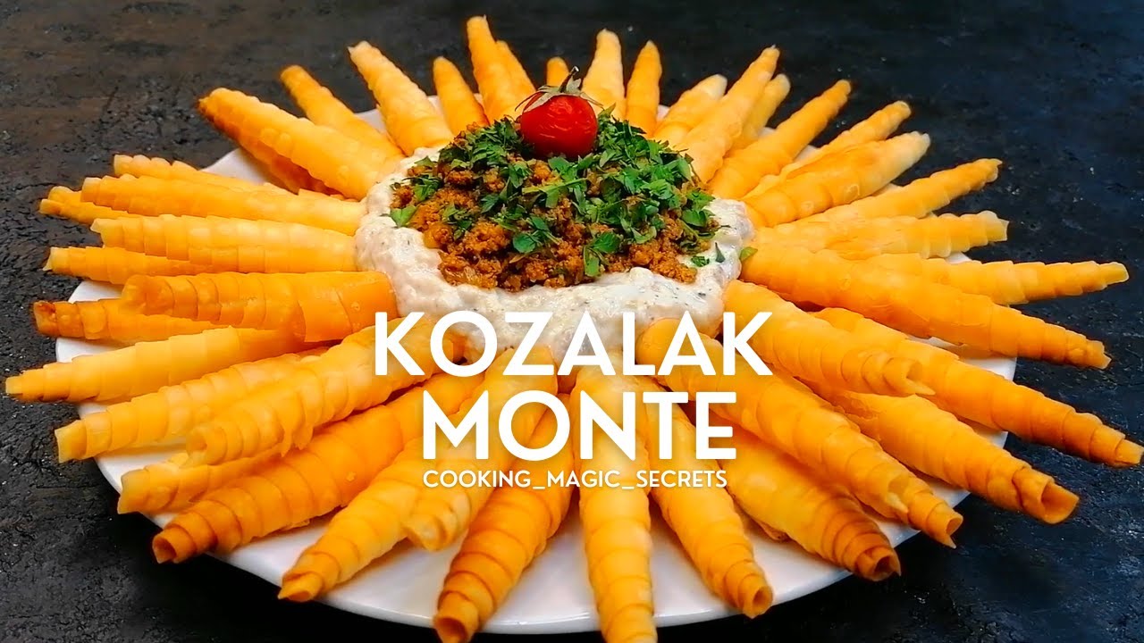Kozalak Monte!!!A famous and popular Turkish appetizer, which you will not get enough of eating