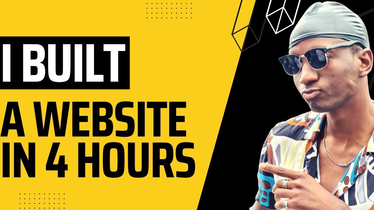How I Built A Website In 4 Hours