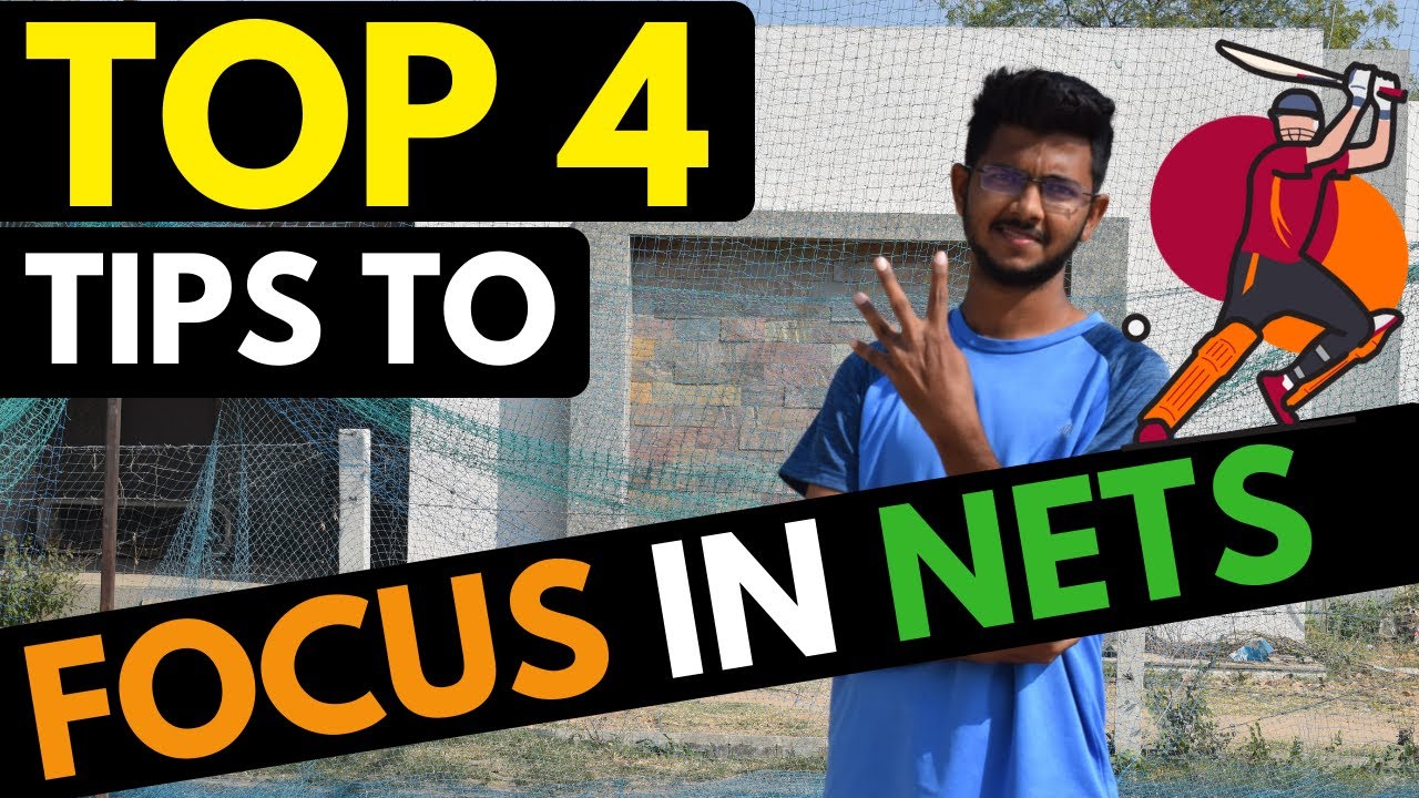 TOP 4 batting tips | How to be focused while batting in nets (Get best Result)