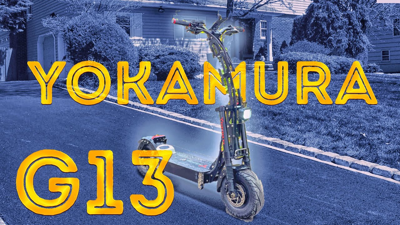 Электросамокат Yokamura G13 - новинка осени 2021