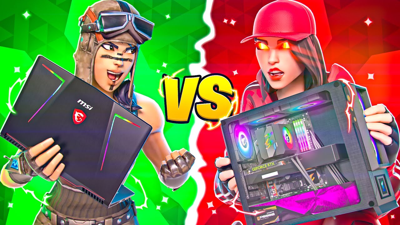 ПК за 10 000 долларов против лучшего в мире ноутбука в Fortnite...