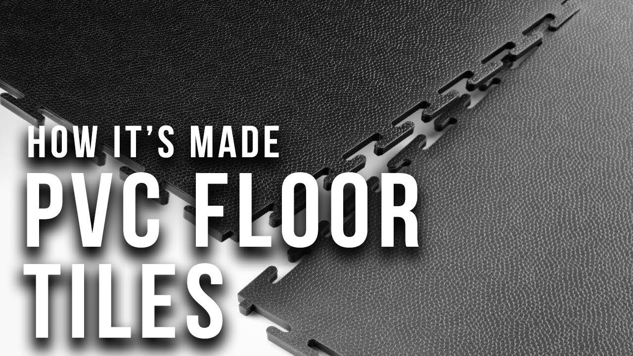 Ecotile Flooring - How Interlocking PVC Floor Tiles Are Made - UK Factory Automation!