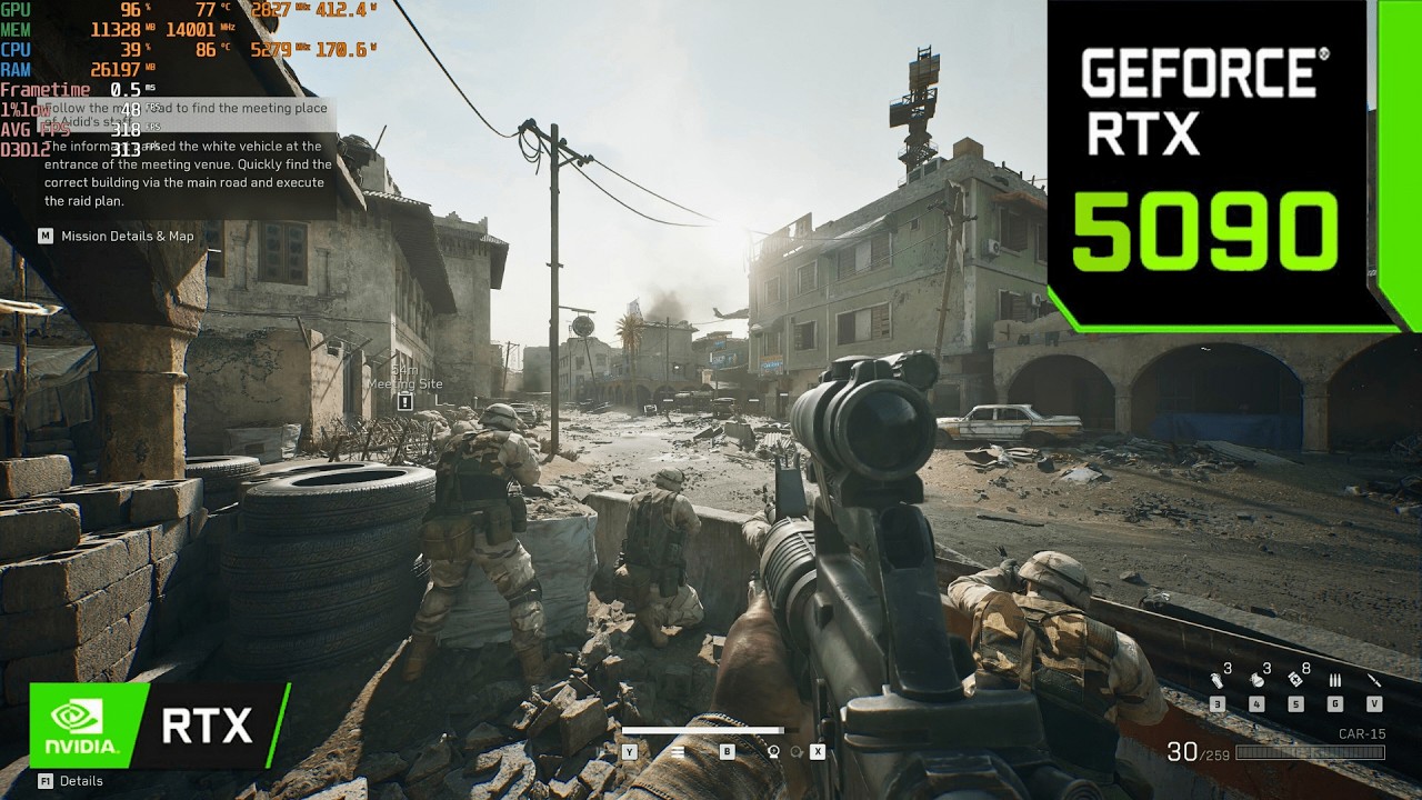 Delta Force : Black Hawk Down | RTX 5090 - i9 14900K - 128GB RAM ( 4K Maximum Graphics DLSS 4 On )
