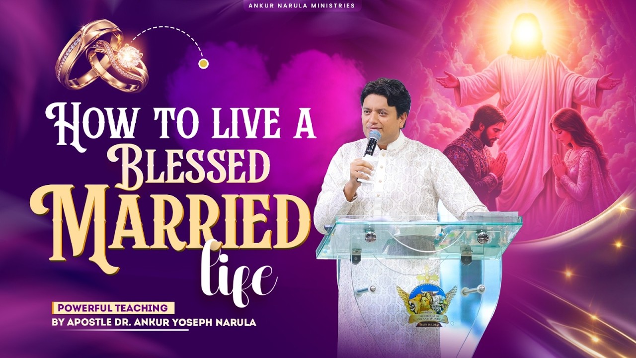 How to Live A Blessed Married Life | Sermon By Apostle Ankur Yoseph Narula #ankurnarulaministries