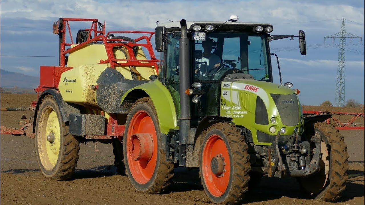 Pflanzenschutz | Kverneland Rau S 38 | Claas Arion 630