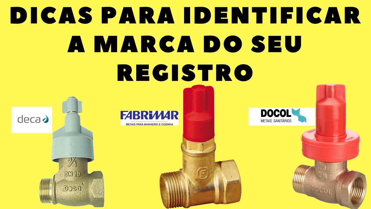 Dicas para identificar o registro de gaveta e pressão e comprar o acabamento certo