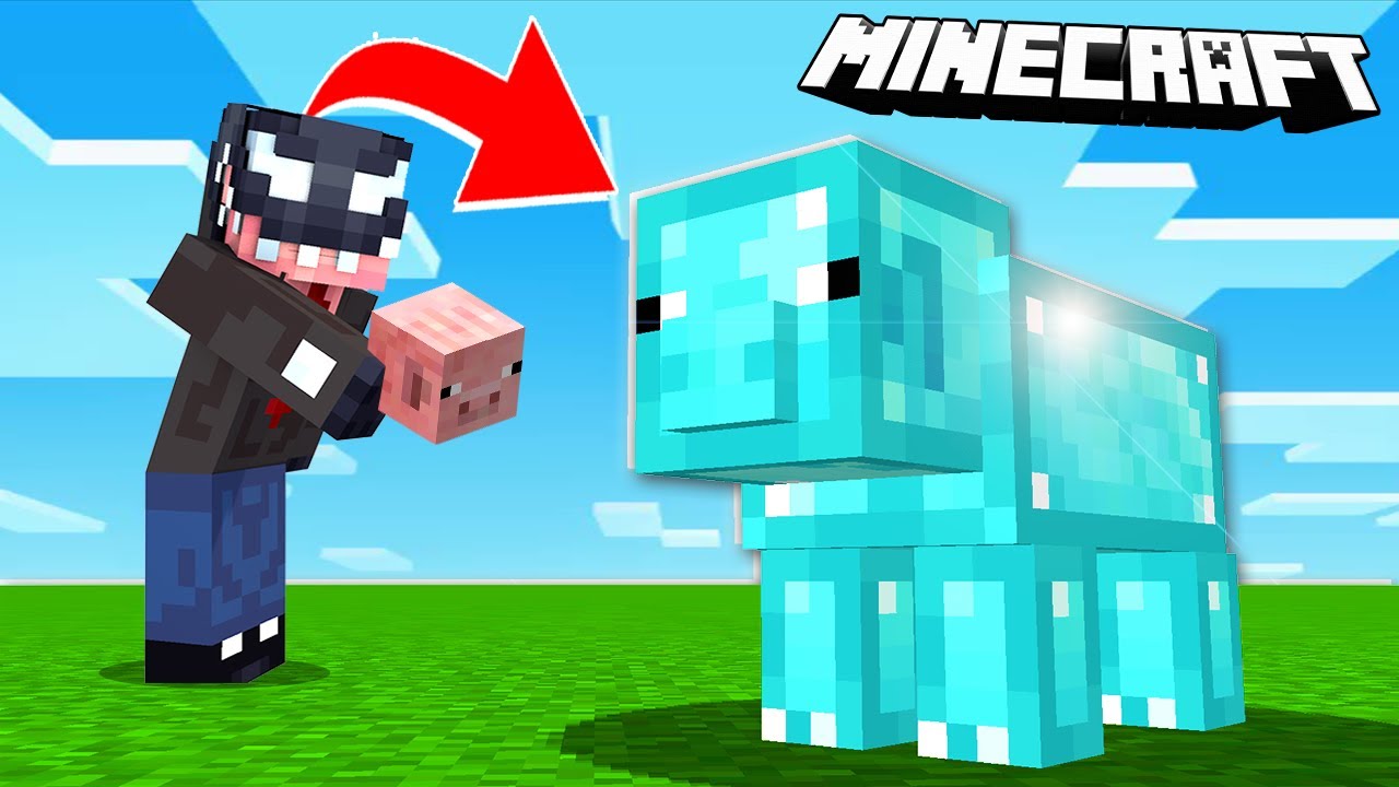 MINECRAFT, ale KRADNĘ GŁOWY I ROBIĘ CUSTOMOWE MOBY! *śmieszne*