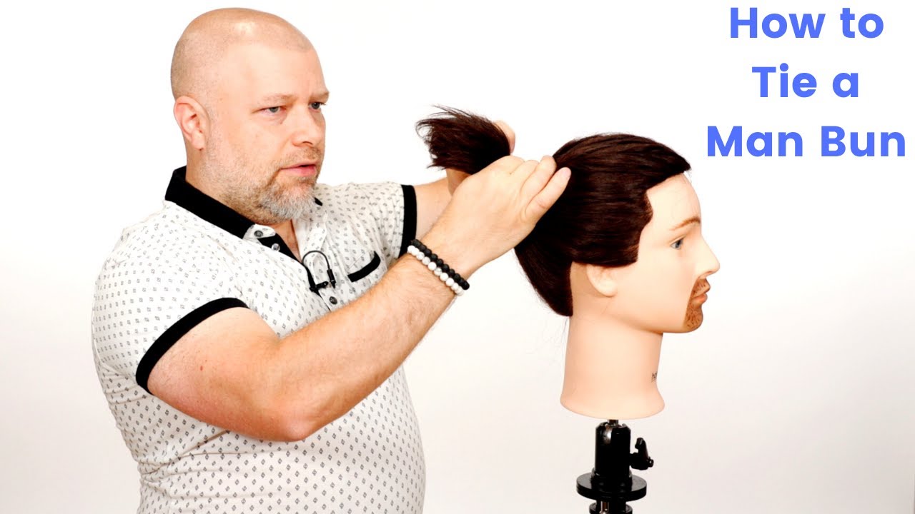 Как завязать мужской пучок — TheSalonGuy