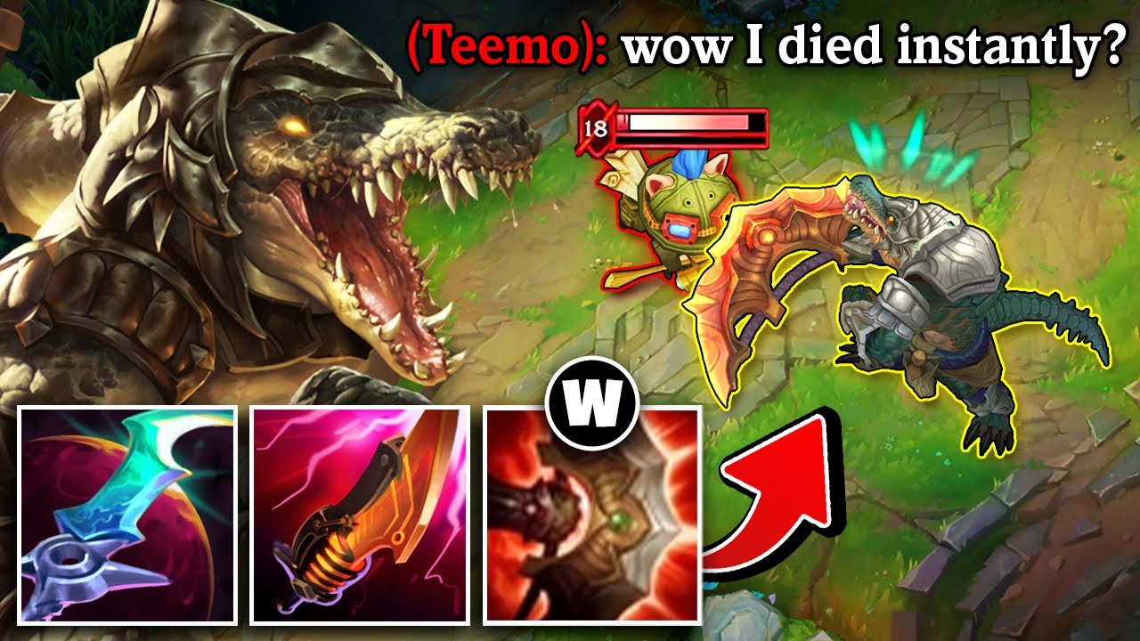 ONE SHOT RENEKTON IS 100% BROKEN! (529 AD LETHALITY BUILD)