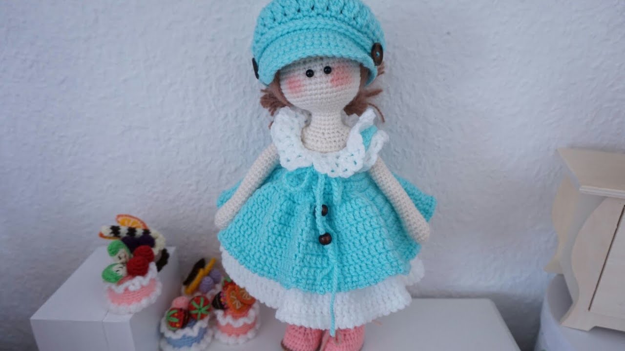 Tilda doll jumper skirt crochet tutorial