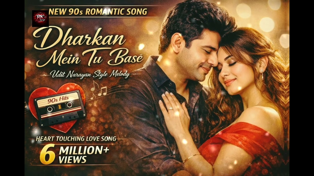 💞Dharkan Mein Tu Base 💖 | 90s Romantic Love 🎧Song |  Soulful Melody | Heart Touching💞
