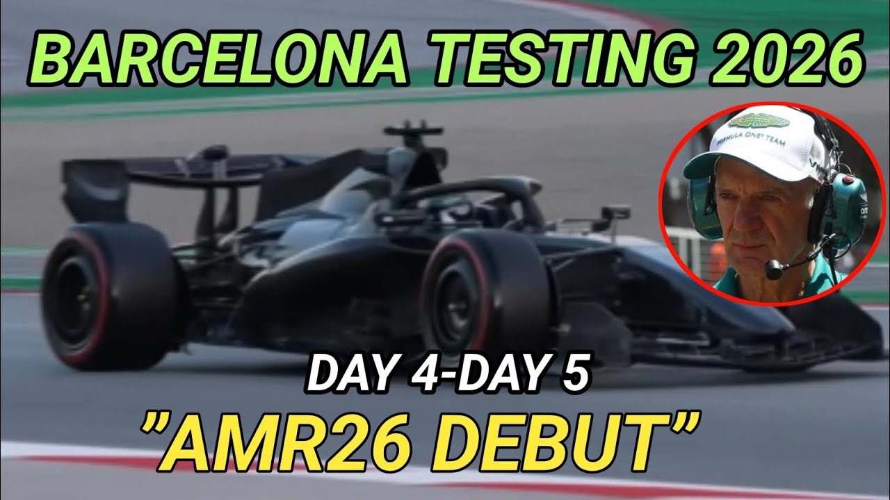 Четвертый день тестовых заездов Формулы-1: Aston Martin AMR26 (разработка Ньюи) наконец-то дебюти...